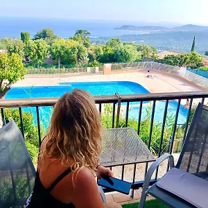 Pool House Mdt 2 Etoiles Vue Panoramique Amazing Sea View Wifi Linge Linen Inclut Aircondition La Croix-Valmer